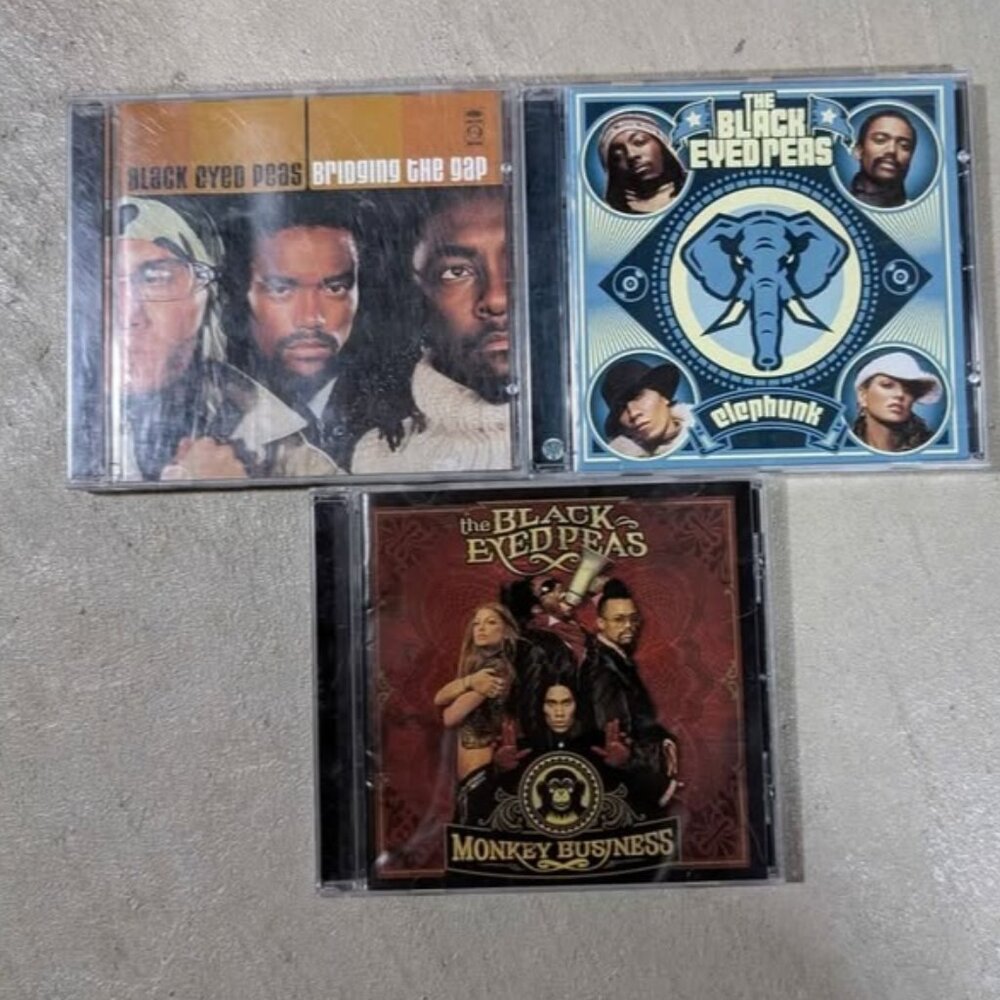 Black Eye Peas - 3 CDs - Bridging the Gap, Elephant Funk, Monkey Business.